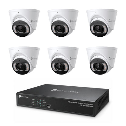 Pack 6 tourelles InSight S485 4K – kit vidéosurveillance VIGI