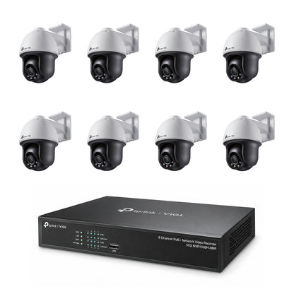 Pack 8 caméras Pan/Tilt C540 4MP