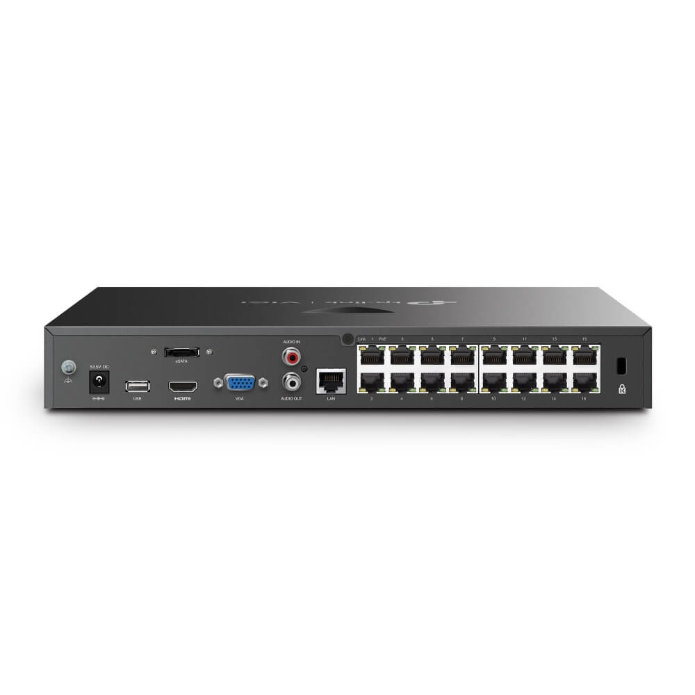 VIGI NVR2016H-16MP – enregistreur vidéo réseau PoE+ 16 canaux – vue 2